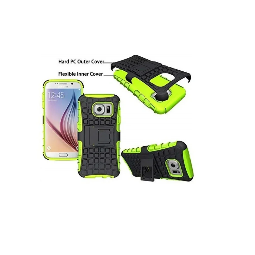 NEW GALAXY S6 Dual Layer Case Rugged Tough Tire Grip